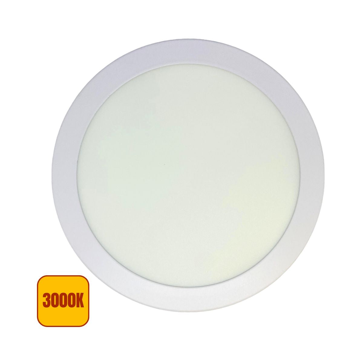 Plafoniera LED 14W Rotonda - Bianca diametro 175mm-Luce Calda 3000k