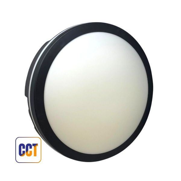 Plafoniera LED TITA 28W 3 CCT D.200 NERA IP65-MONDO LED