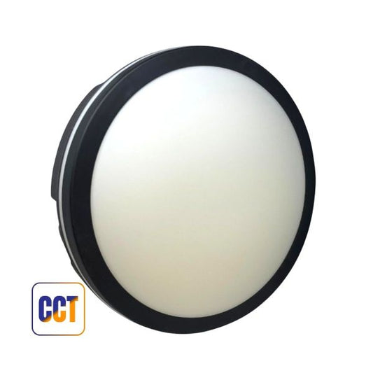 Plafoniera LED TITA 28W 3 CCT D.200 NERA IP65-MONDO LED