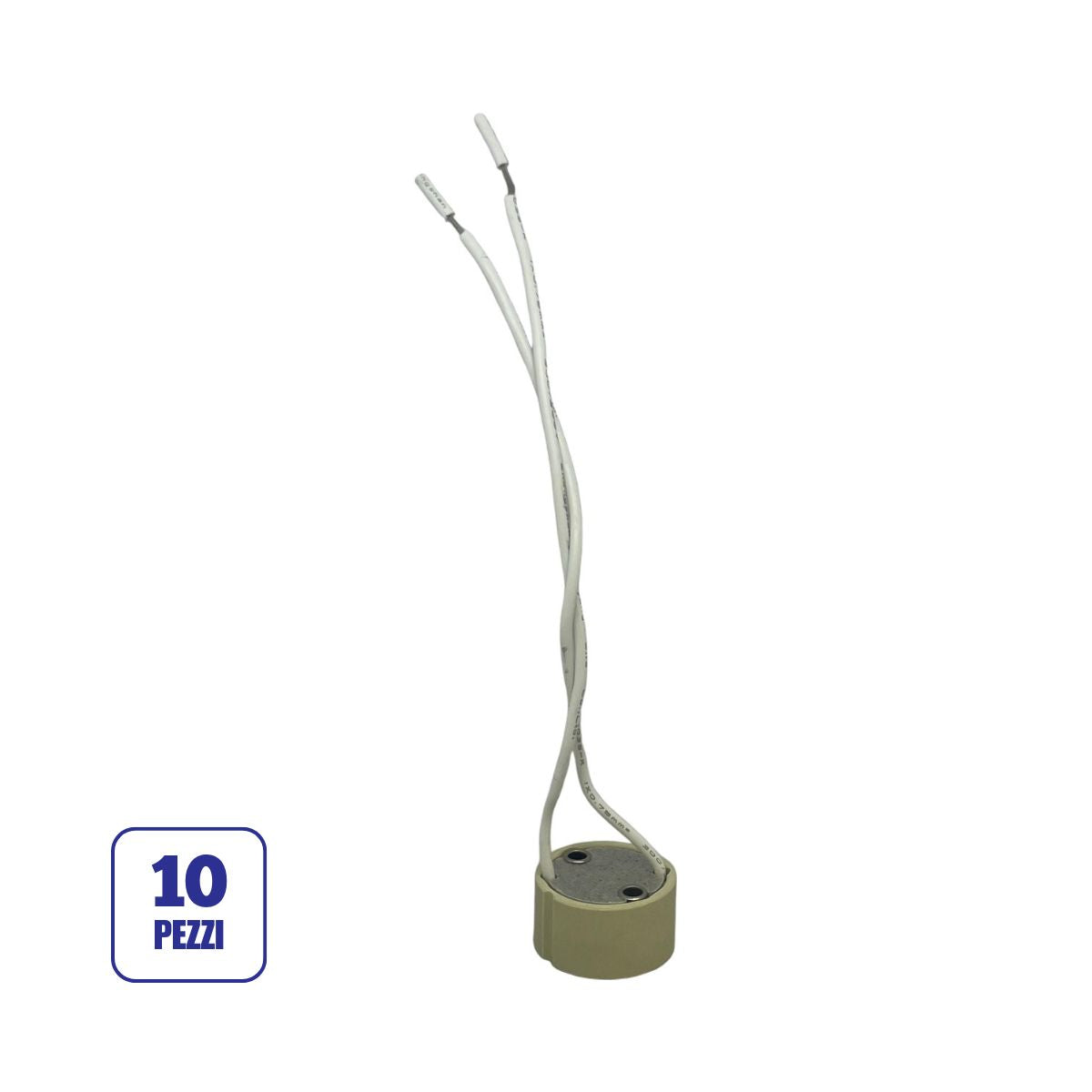 Attacco GU10 in Ceramica per Faretto LED 250V 4A T300 - Mondo LED