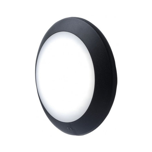 Plafoniera LED E27 IP66 (Berta) Opale - Fumagalli - Nero