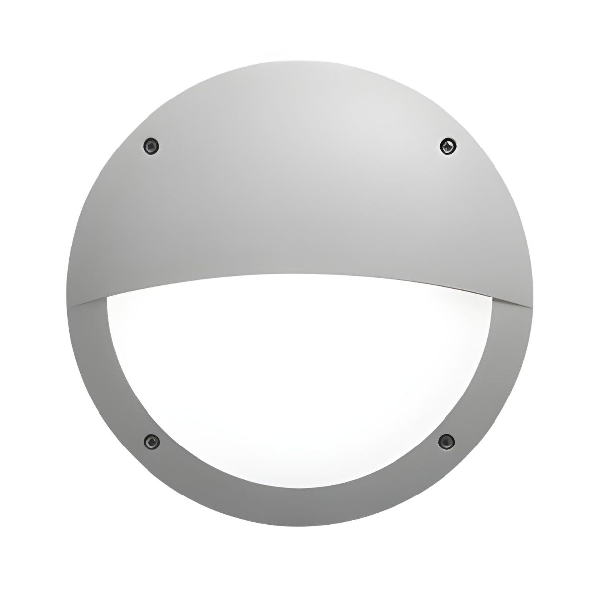 Plafoniera Rotonda Parete (Lucia El) in Resina IP66 - Fumagalli Grigio