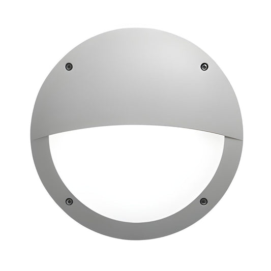 Plafoniera Rotonda Parete (Lucia El) in Resina IP66 - Fumagalli Grigio