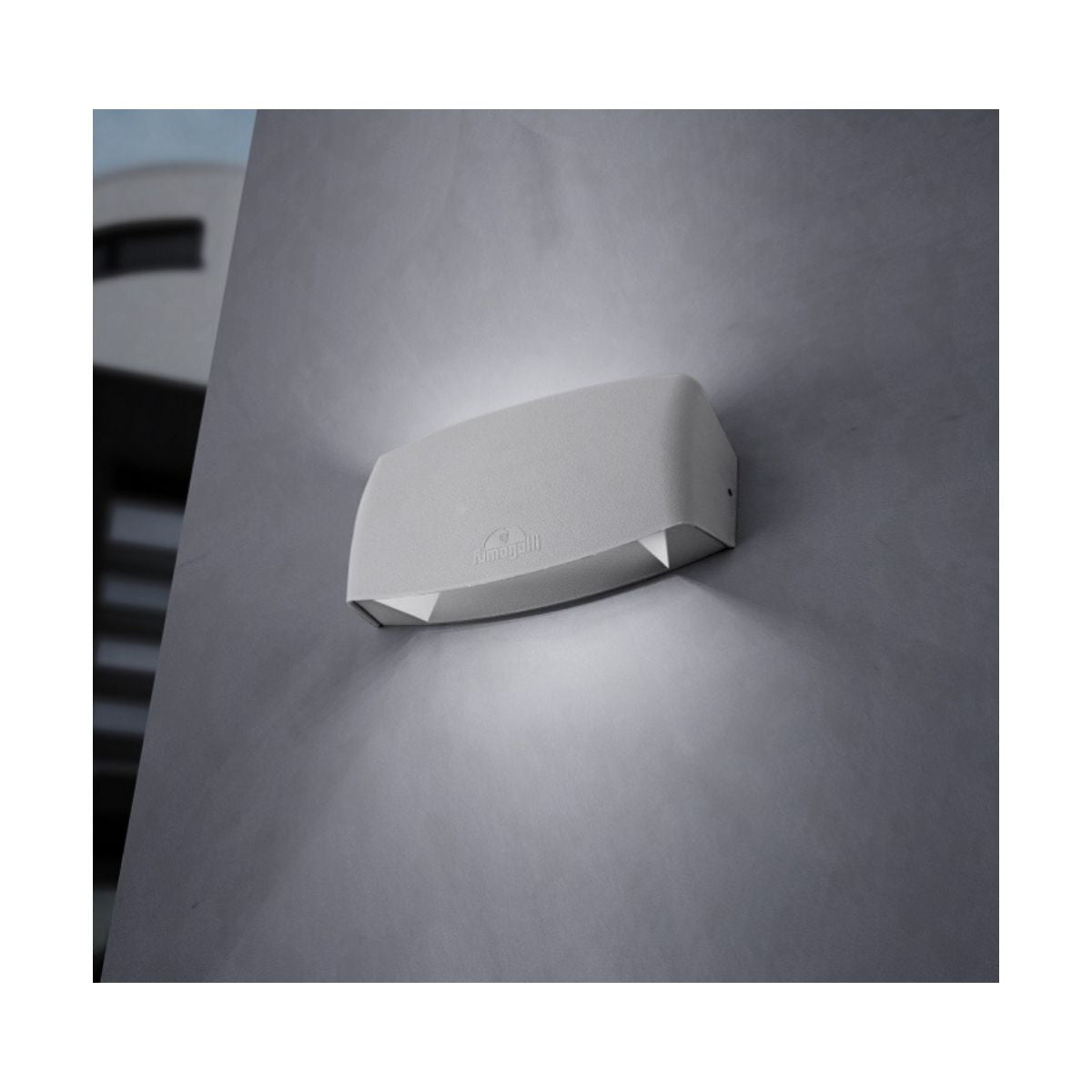 Applique da Parete 7.5w CCT Grigio da Esterno (Abram 190) IP55 - Fumagalli