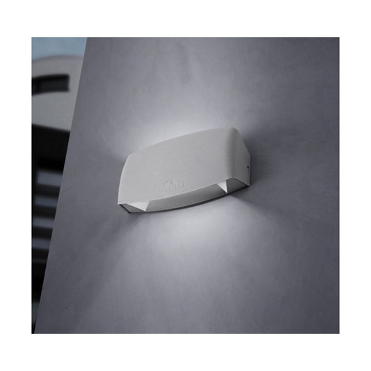 Applique da Parete 7.5w CCT Grigio da Esterno (Abram 190) IP55 - Fumagalli