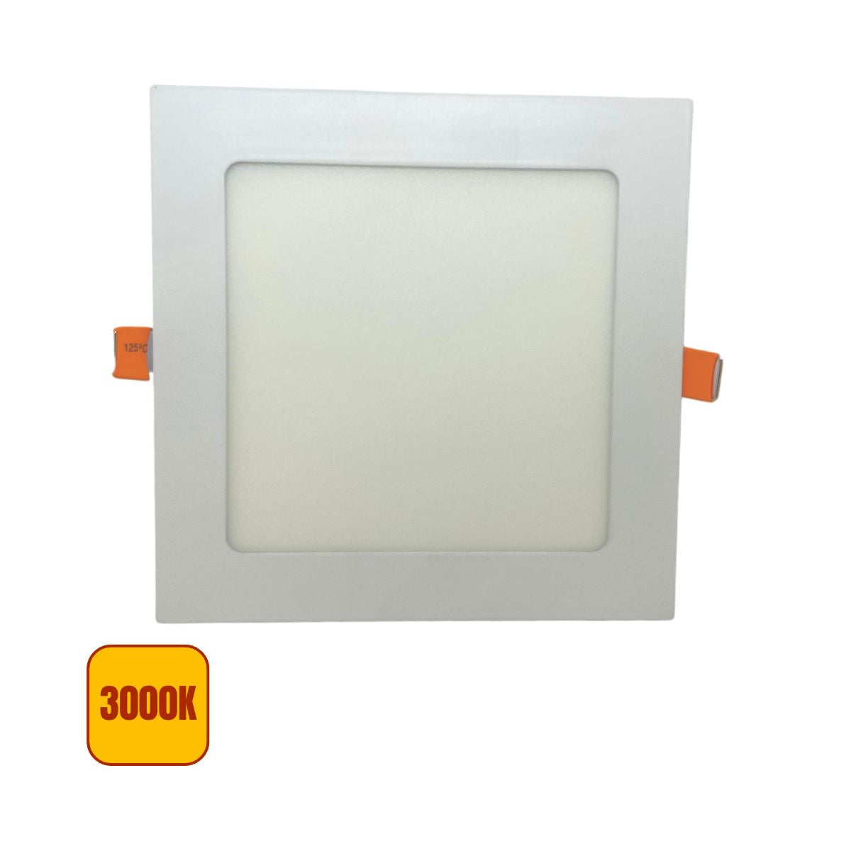 Pannello LED Slim Quadrato Da Incasso 12w Con Trasformatore - Luce Calda 3000k-Asia Led