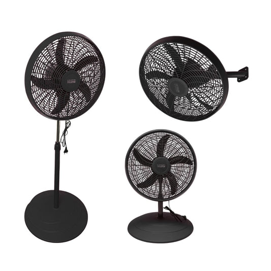 VENTILATORE PIANT. 3IN1 COVERI 50X130 75W  NERO P36