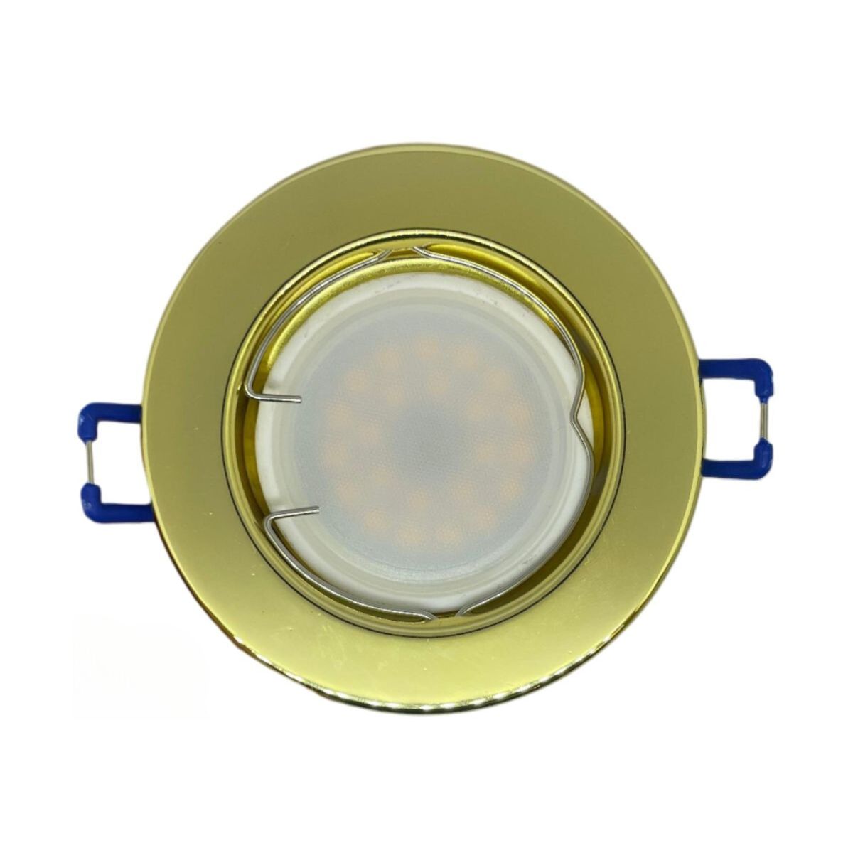 Portafaretto GU10 MR16 Oro Lucido - Rotondo-Fisso-Asia LED