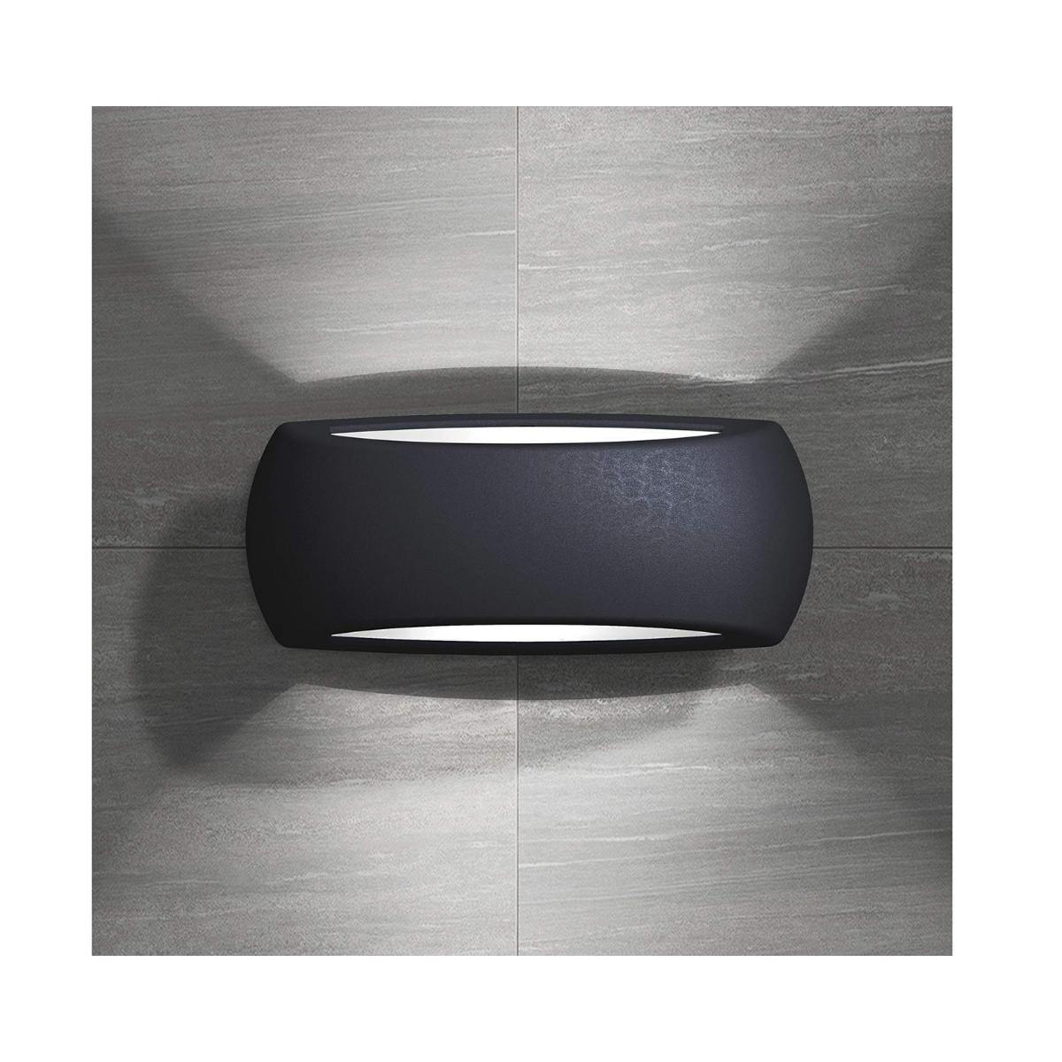 Applique Lampada CCT da Parete Nero (Francy) 8,5w IP66 - Fumagalli