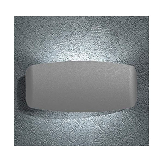 Applique da Parete 10.5w CCT Grigio da Esterno (Abram 270) IP55 - Fumagalli