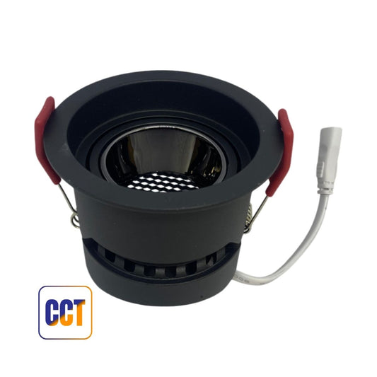 Faretto da Incasso COB 220V 6-9-12w Nero 24° 1200lm/w - Olizon