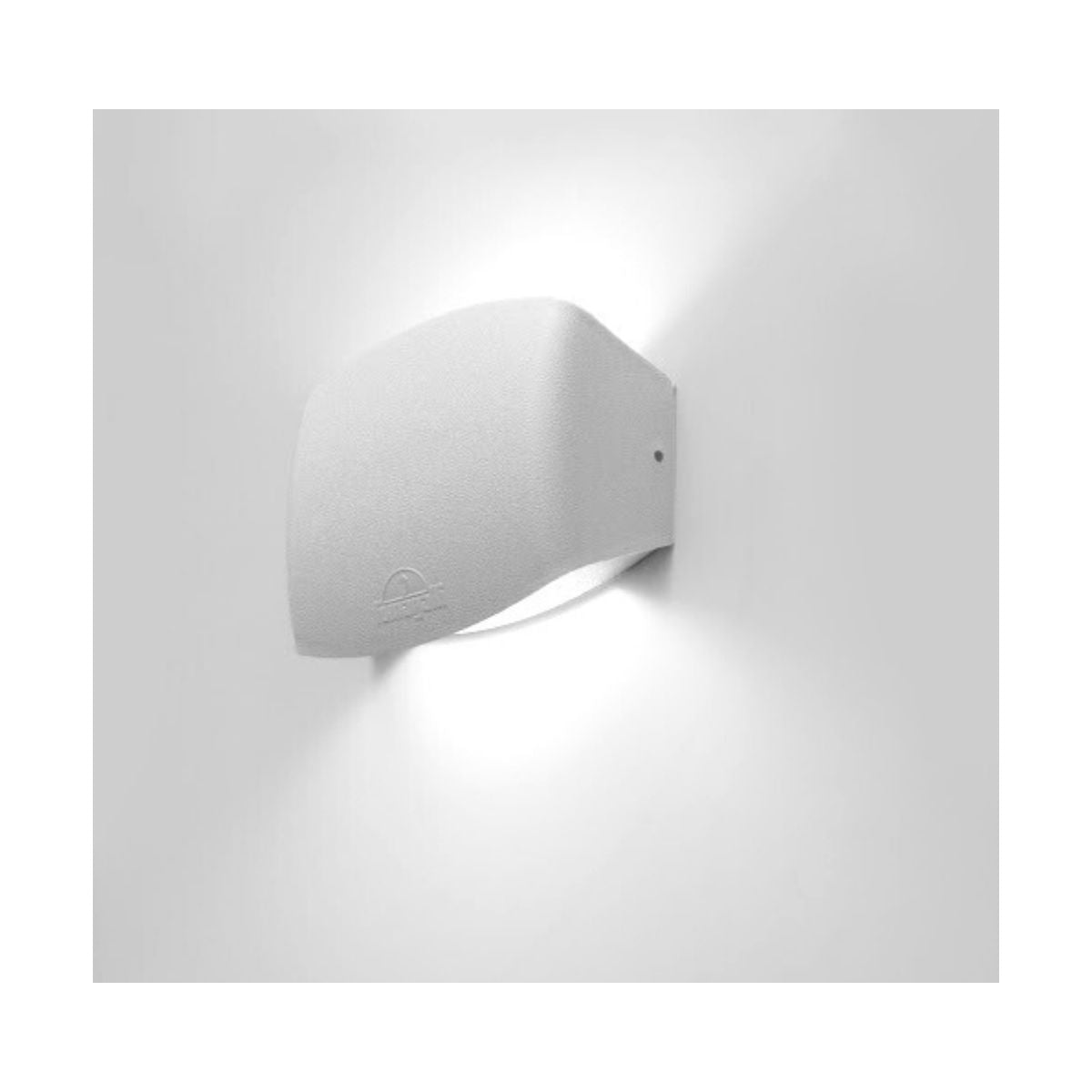 Applique da Parete 3.5w CCT (Abram 150) Bianca Esterno IP55 in Resina Fumagalli