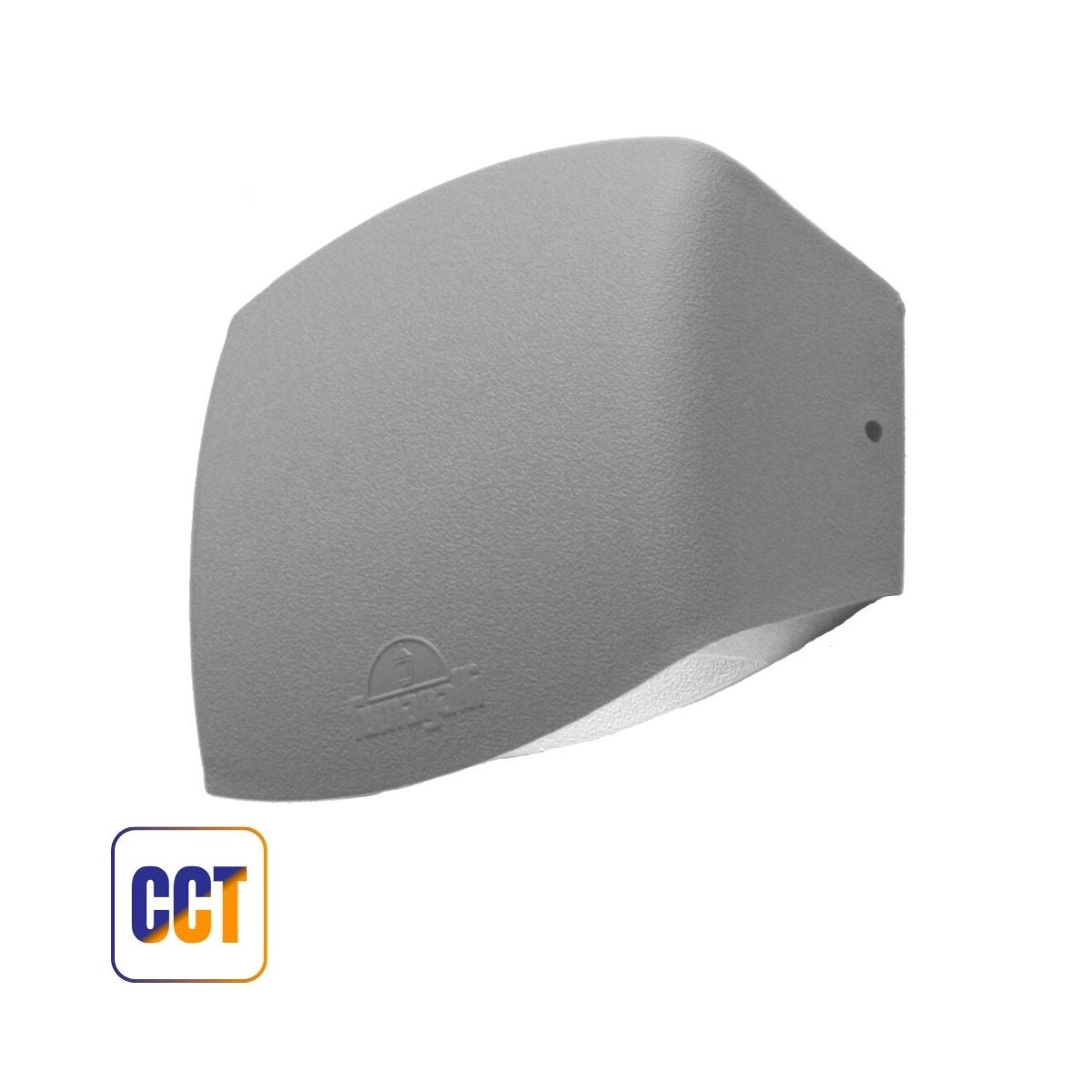 Applique da Parete 3.5w CCT (Abram 150) Grigio Esterno IP55 in Resina Fumagalli