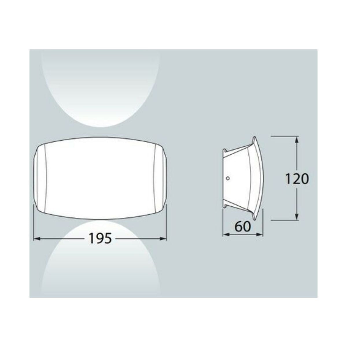 Applique da Parete 7.5w CCT Nero da Esterno (Abram 190) IP55 - Fumagalli
