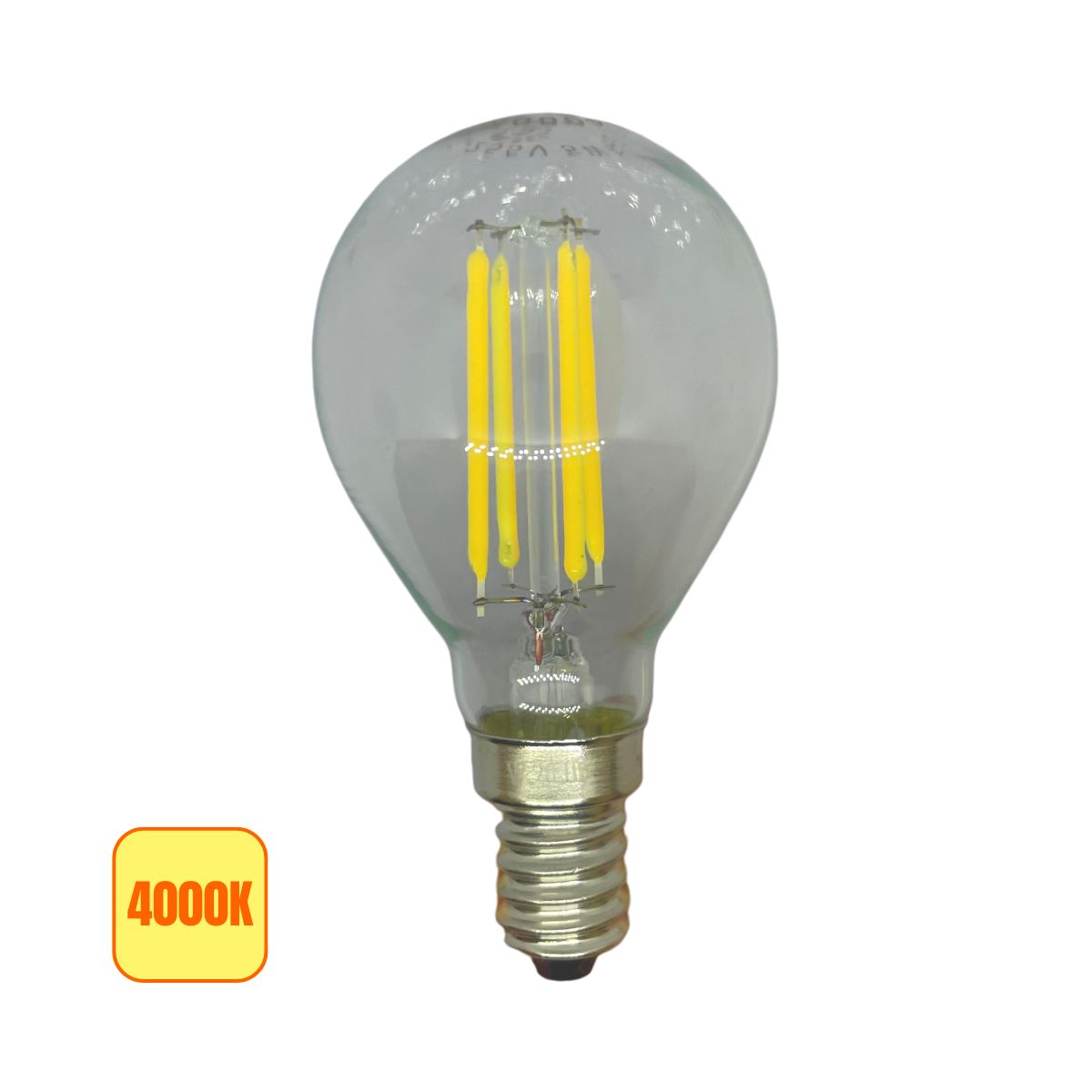Lampadina LED a Filamento E14 G45 Mini Globo 5W , 6500 Lumen,4000k -Asia Led