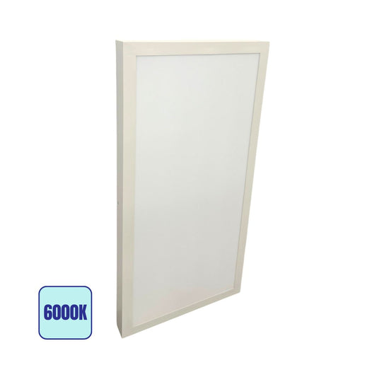 Plafoniera LED 42w Luce Fredda 6000k con Trasformatore - 30x60cm - Mondo Led