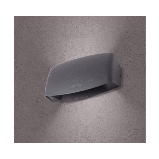 Applique da Parete 7.5w CCT Nero da Esterno (Abram 190) IP55 - Fumagalli