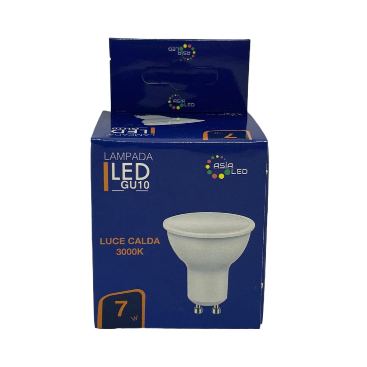 Lampadina LED Gu10 7w SPOT LIGHT Opaca | SMD 110° Luce Calda 3000k - Alta Luminosità