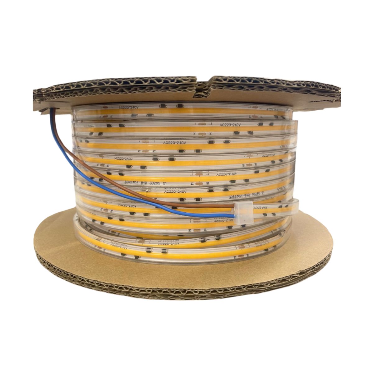 Strip LED COB 220V 16W/Mt 840Lm/W IP67 - Luce Calda 2700K - Olizon