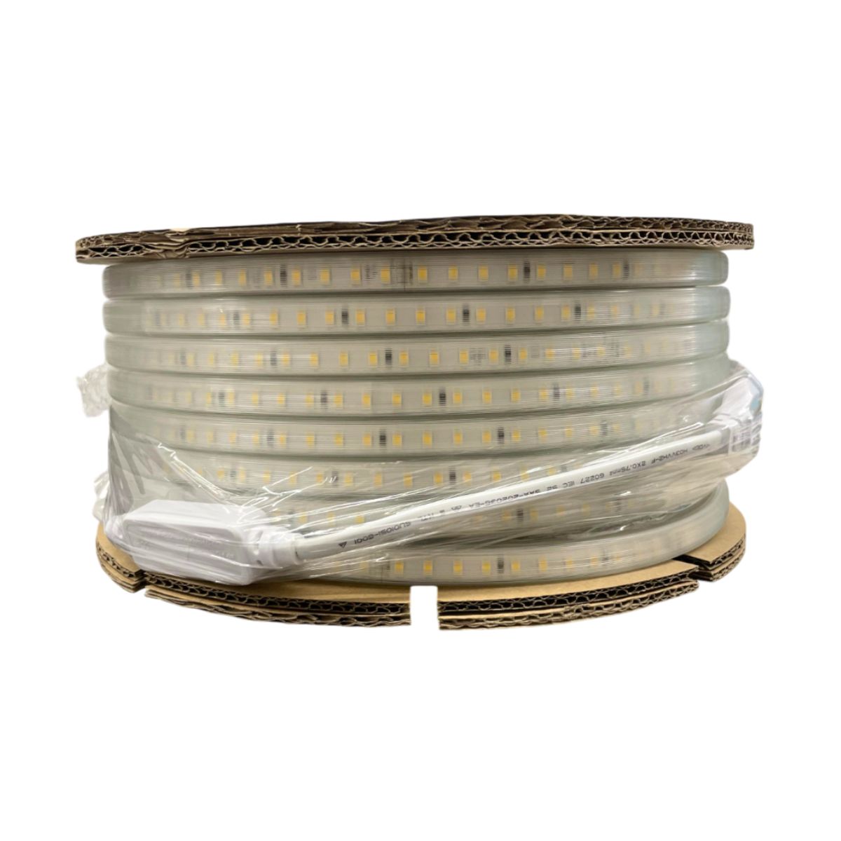 Bobina 50 Metri Strip LED SMD 220V 8W/m 120LED/m Luce Fredda 5700K - Olizon