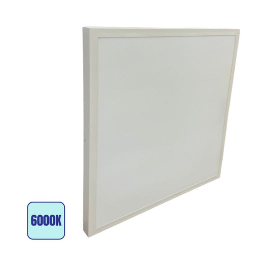 Plafoniera LED Quadrata 60w + Trasformatore 60X60 - Luce Fredda 6000k - Mondo Led