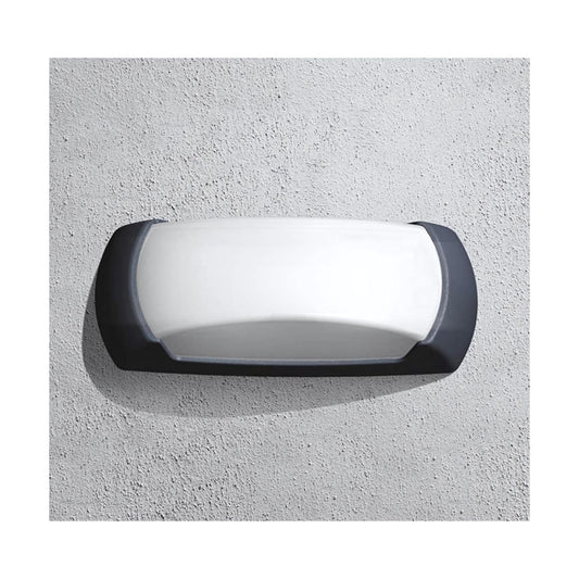 Applique Lampada da Parete Nero (Francy Op) Attacco E27 IP66 - Fumagalli