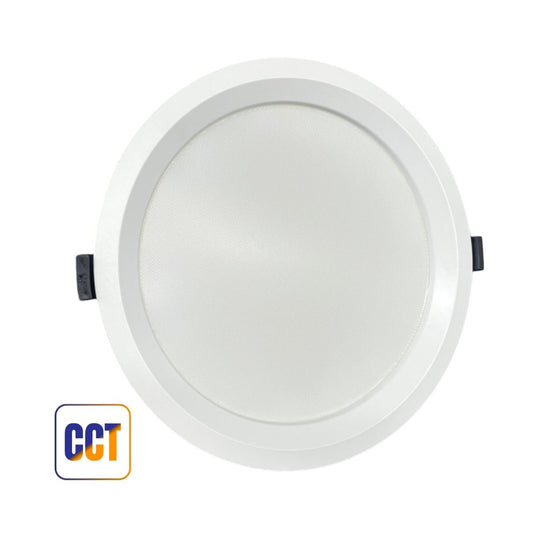 Plafoniera DownLight LED 40W Tonda Fiumicino CCT SMD 2835 140Lm/W IP54 - Olizon