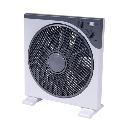 Ventilatore da Tavolo Quadrato da 30cm con Timer 45w - Grigio - Coveri