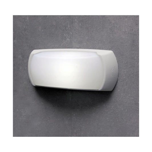 Applique Lampada da Parete Bianco (Francy Op) Attacco E27 IP66 - Fumagalli