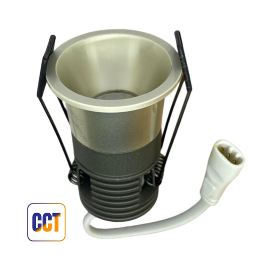 Faretto da Incasso COB 220V 6w Cromato 40° CCT 130Lm/W - Olizon