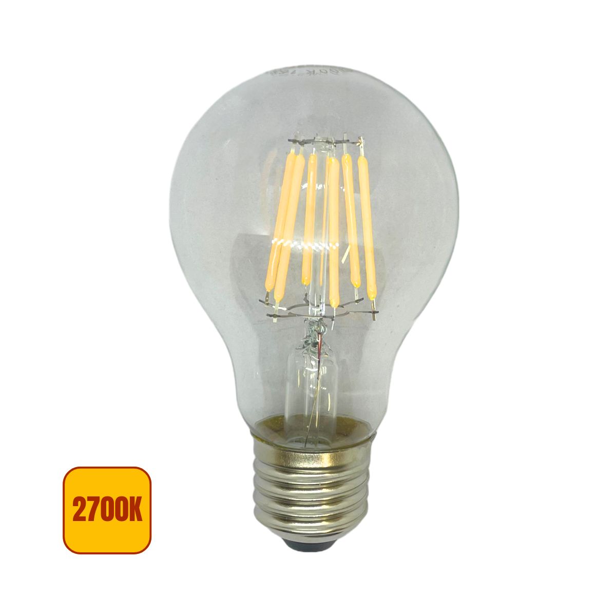 Lampadina LED E27 DIMMERABILE a Filamento A60 6w 2700k Luce Calda - Asia Led