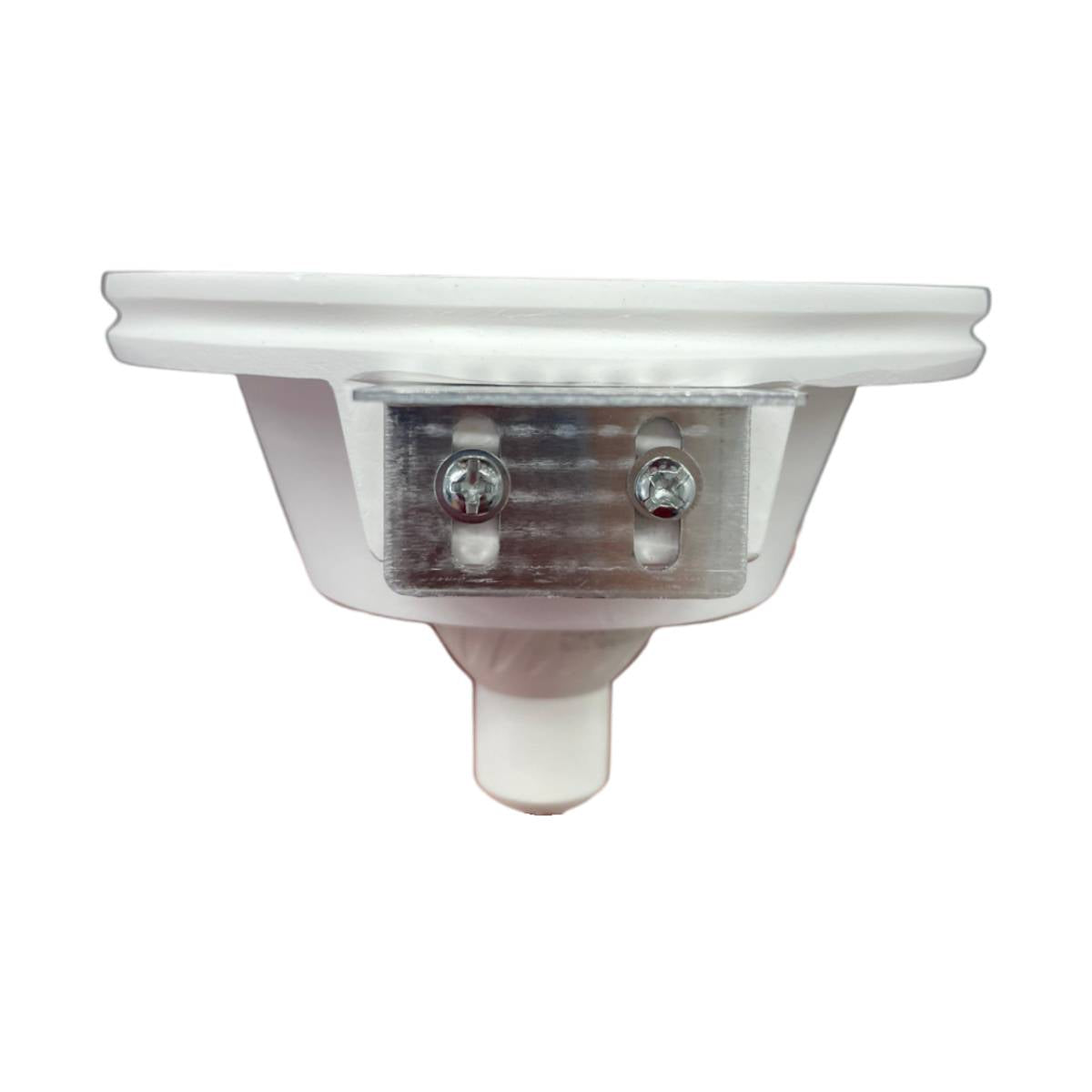 Portafaretto Gesso Rotondo Incasso Ø130mm Cono GU10 con Alette Regolabili 48/T Mondo Led