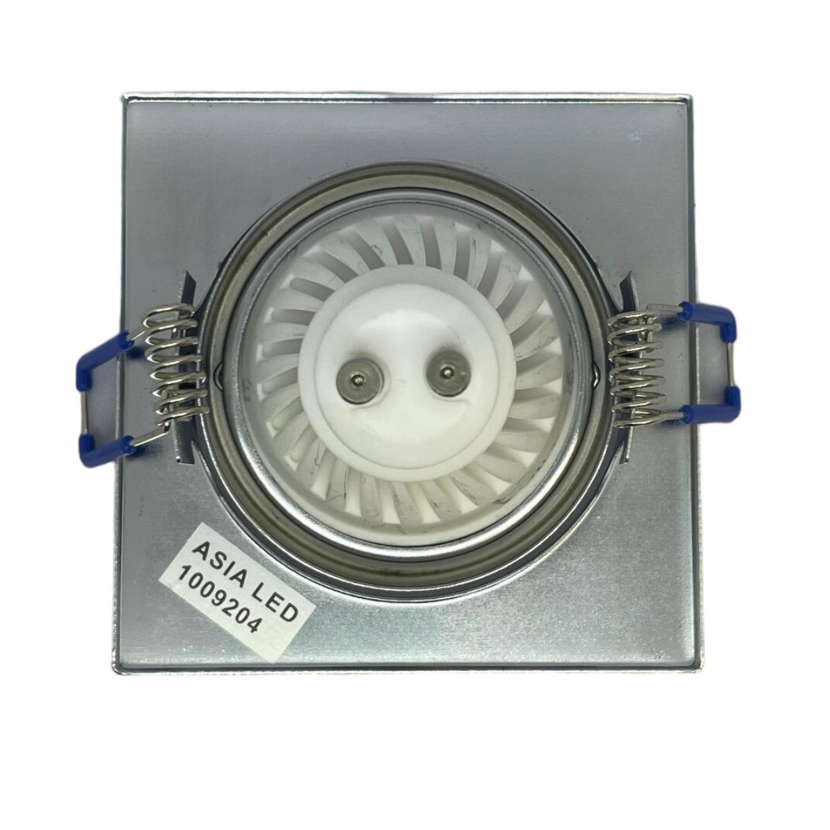 Portafaretto GU10 MR16 Cromo Lucido - Quadrato Orientabile-Asia LED