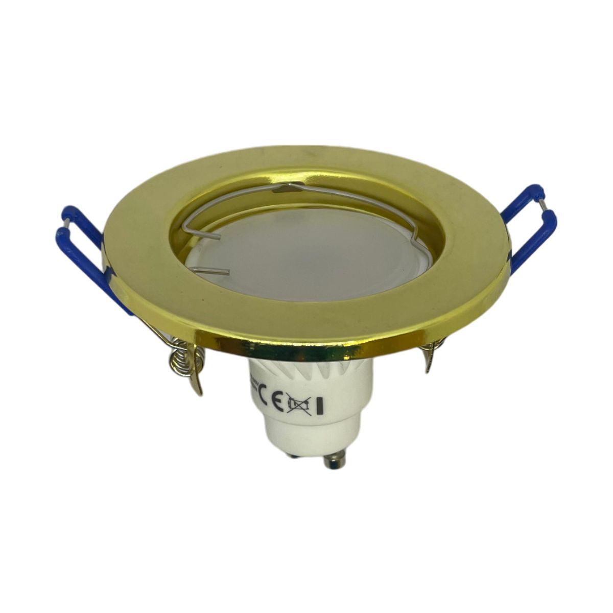 Portafaretto GU10 MR16 Oro Lucido - Rotondo-Fisso-Asia LED