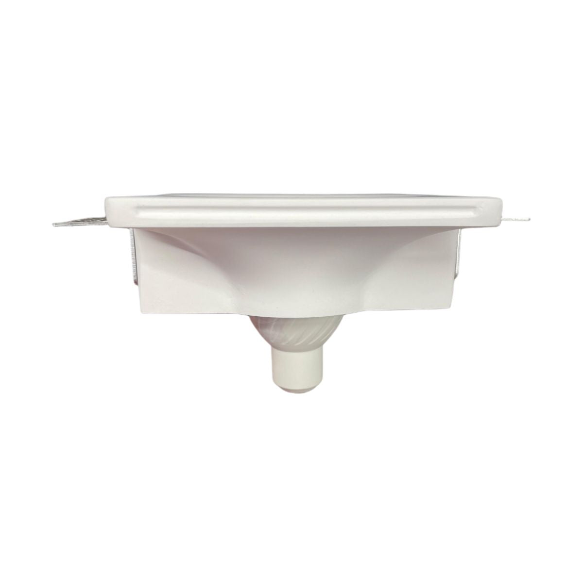 Portafaretto In Gesso Da Incasso Quadrato Interno Conico GU10 120x120x45 mm Mondo Led