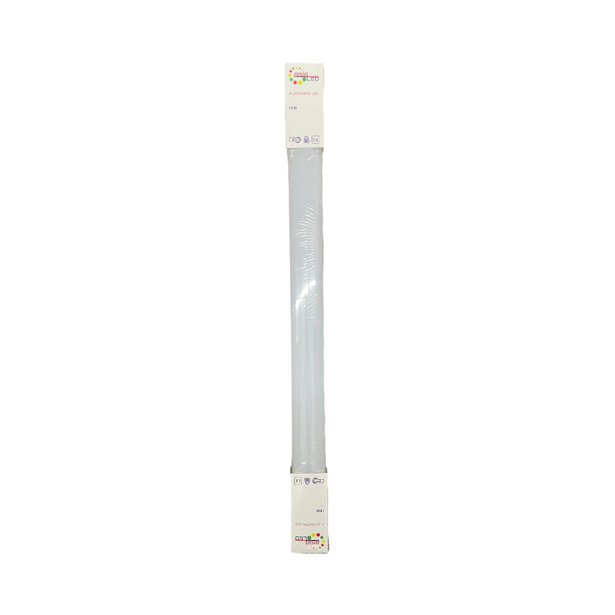 Tubo LED Prismatico Plafoniera Giuntabile 18w 60cm IP65 - Luce Naturale 4000k