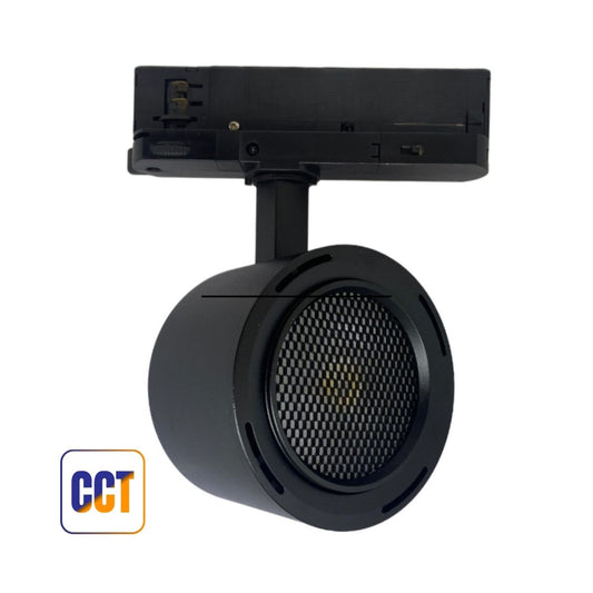 Track Trifase LED 30w Nero COB CCT 3600 Lumens CRI>92 24/60° UGR =13 - Olizon