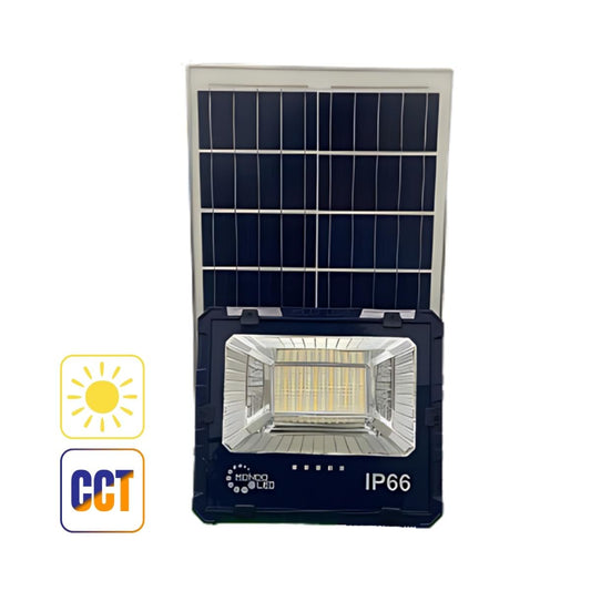 Faro Esterno LED 300w con Pannello Solare + Telecomando CCT