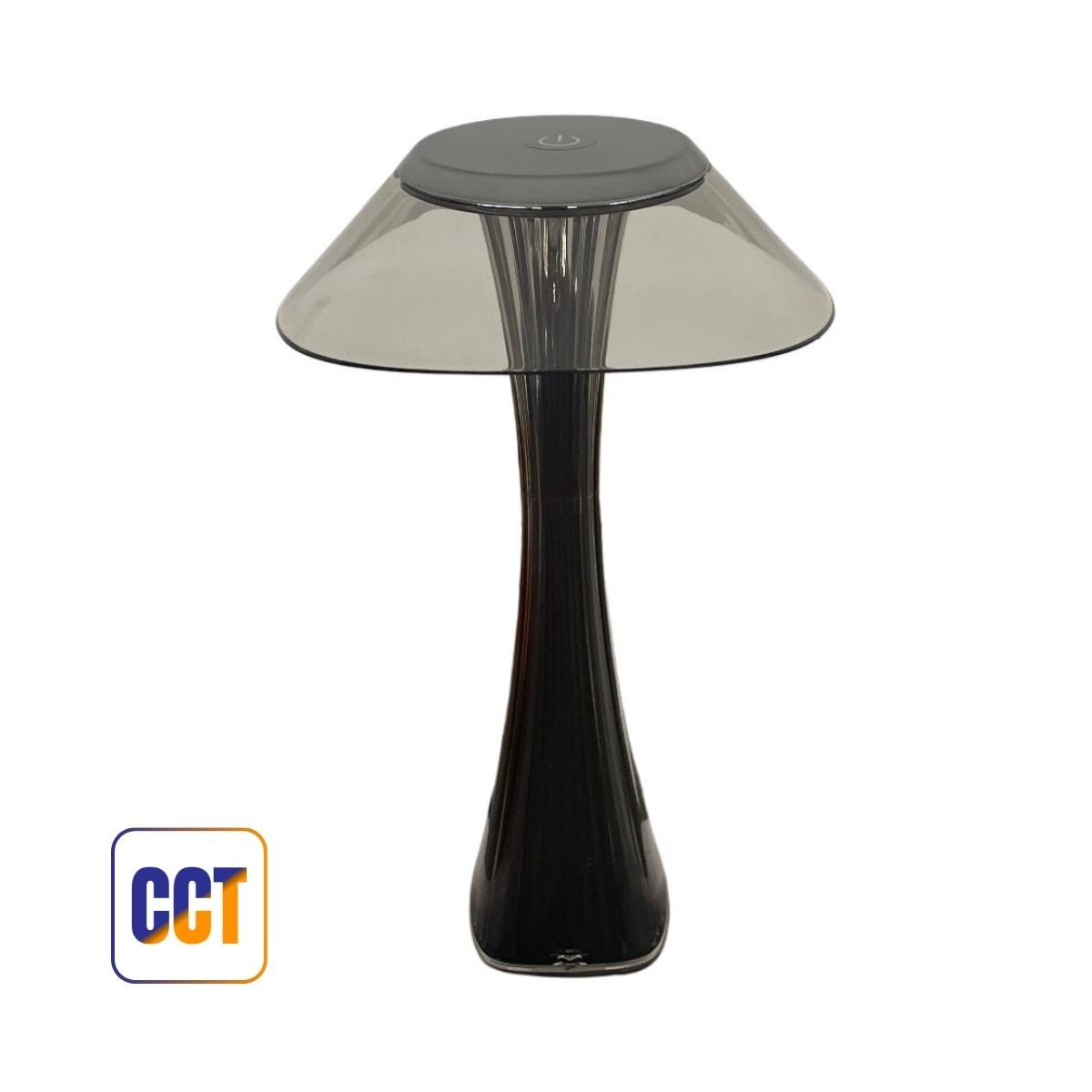 Lampada da Tavolo Grigio Fumé Ricaricabile Dimmerabile CCT (3000k-4000k-6000k)