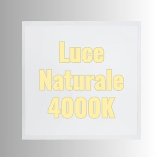 Pannello LED ad Incasso 40w 60x60 Cm. - Luce Naturale 4000K - Olizon