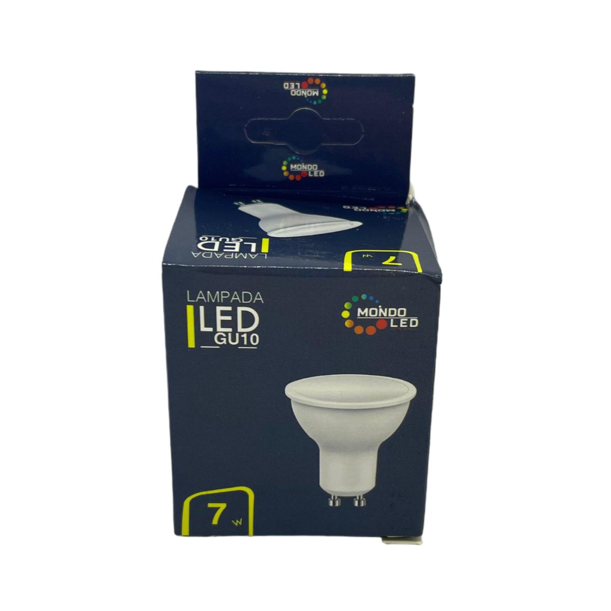Lampadina LED Gu10 7w SPOT LIGHT Opaca | SMD 110° Luce Naturale 4000k - Alta Luminosità