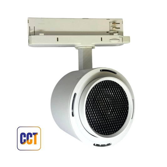 Track Trifase LED 30w Bianco COB CCT 3600 Lumens CRI>92 24/60° UGR =13 - Olizon