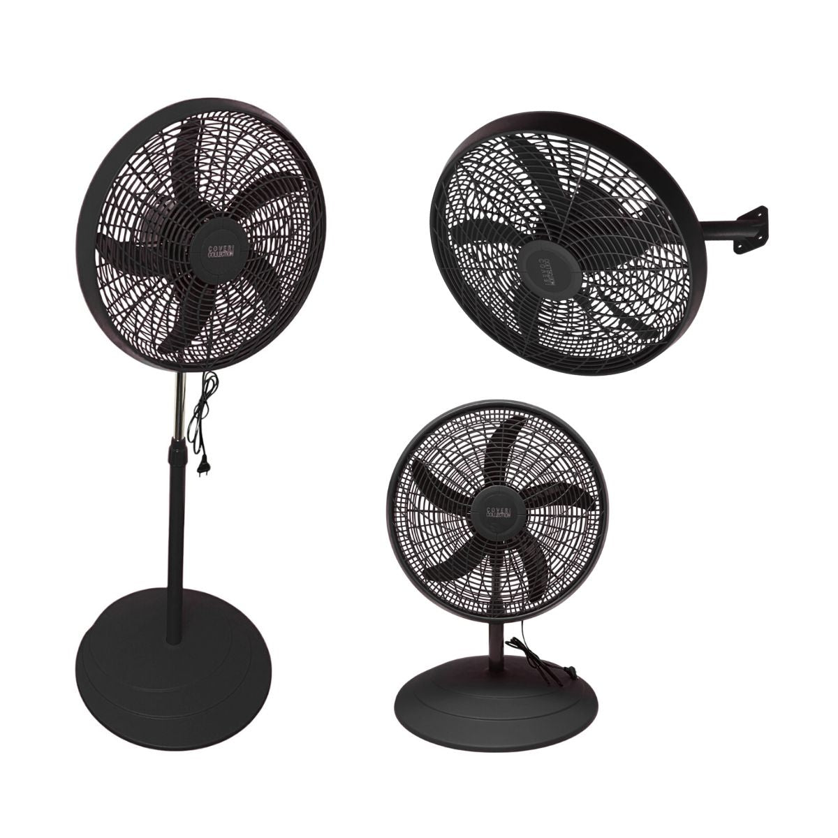VENTILATORE PIANT. 3IN1 COVERI 50X130 75W  NERO P36