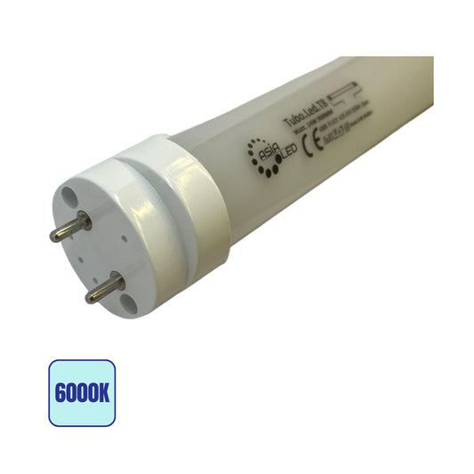 Tubo LED T8 14w Alimentazione Bilaterale Cover Opaca 90 cm - Luce Fredda 6000k