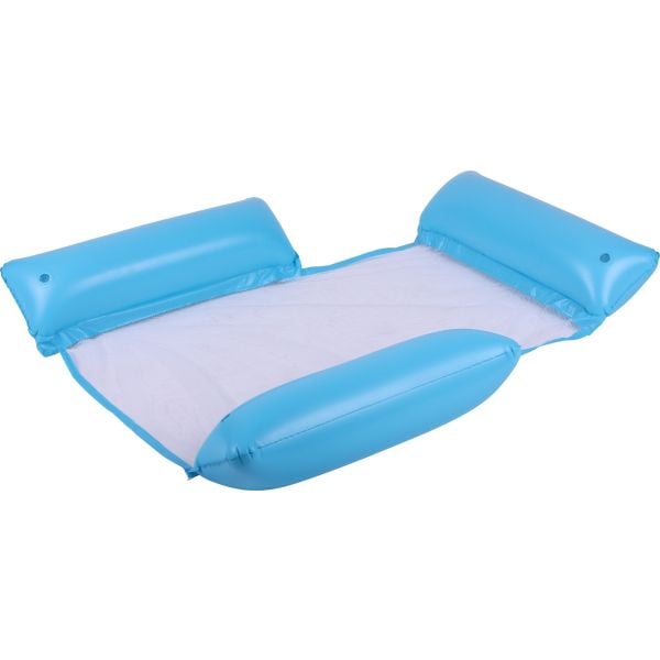MATERASSINO GONFIABILE C/RETE 130X122CM 4 COL.
