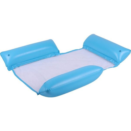 MATERASSINO GONFIABILE C/RETE 130X122CM 4 COL.