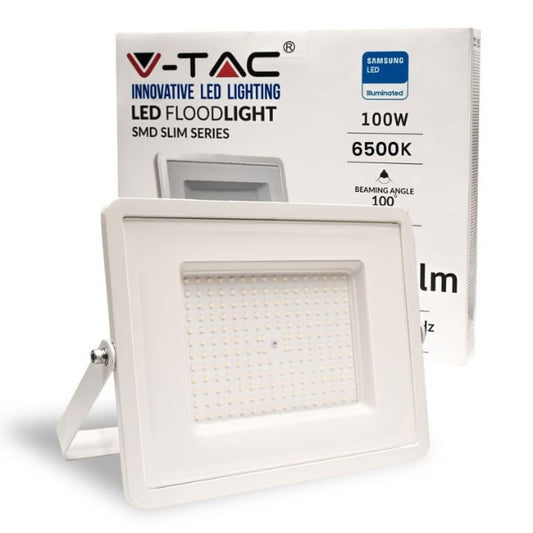 100W LED Floodlight SMD SAMSUNG CHIP G2 White Body 6400K