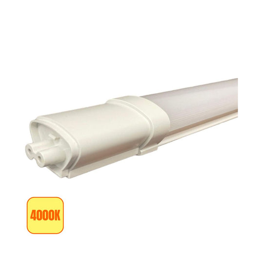 Tubo LED Prismatico Plafoniera Non Giuntabile 36w 120cm IP65 - Luce Naturale 4000k