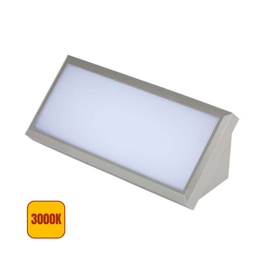 12W LED Landscape Outdoor Soft Light-Medium 3000K Grey Body IP65