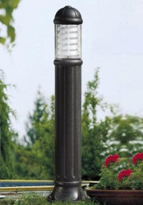 Sauro 1100 nero trasp e27 frangiluce resina bianco